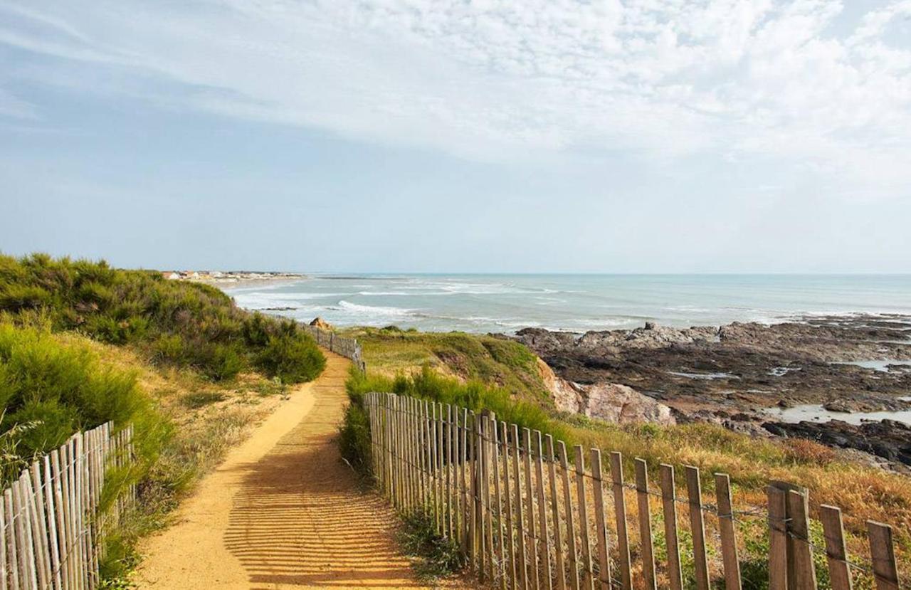 Chalet Pour 6 Dans Un Domaine Avec Piscine Bretignolles-sur-Mer ภายนอก รูปภาพ